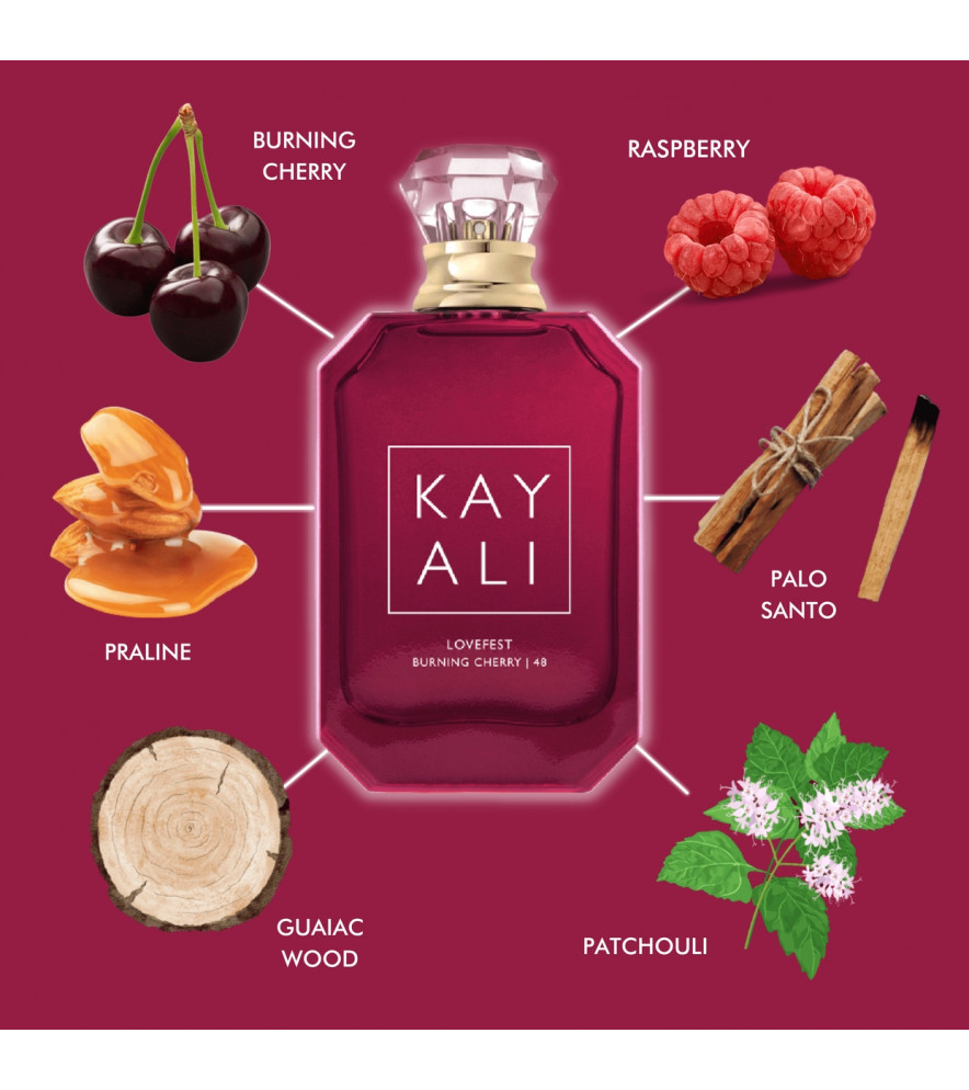 Купить парфюм Huda Beauty Kayali Lovefest Burning Cherry | 48